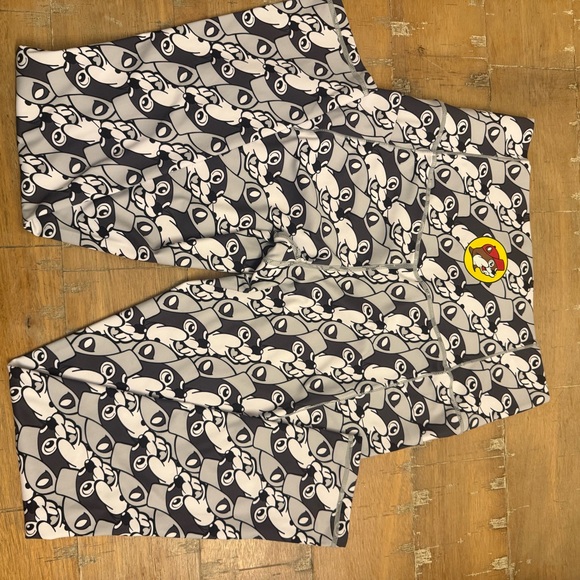 Stylish Women's Cartoon Print Leggings - Gray - Picture 3 of 4